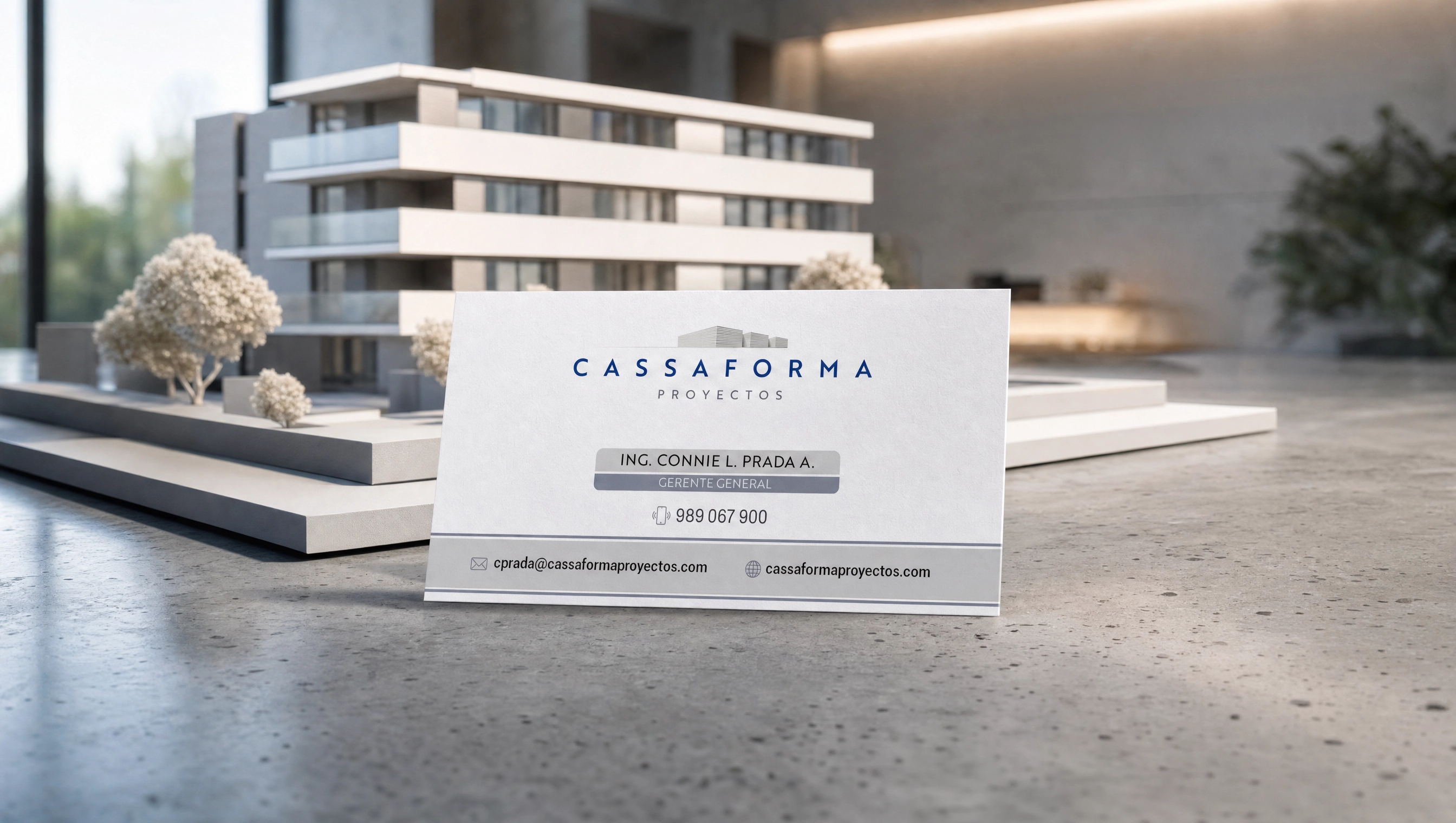 Sistema de marca Cassaforma — aplicaciones de identidad