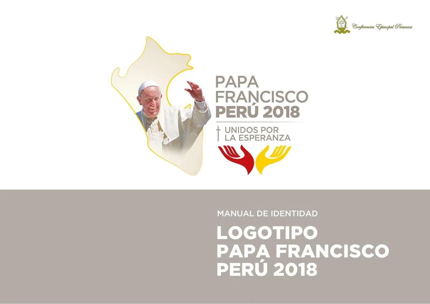 Papa Francisco Perú 2018 — portada del manual de identidad