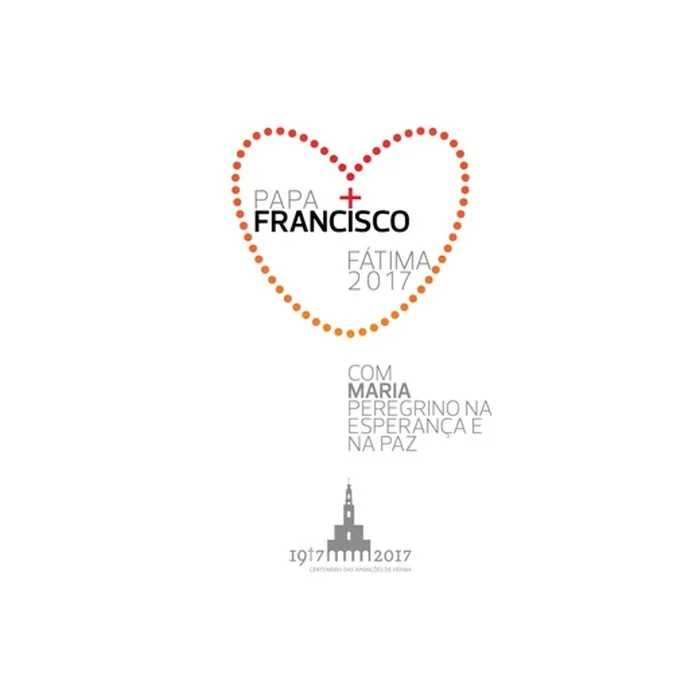 Logotipo visita papal Fátima 2017
