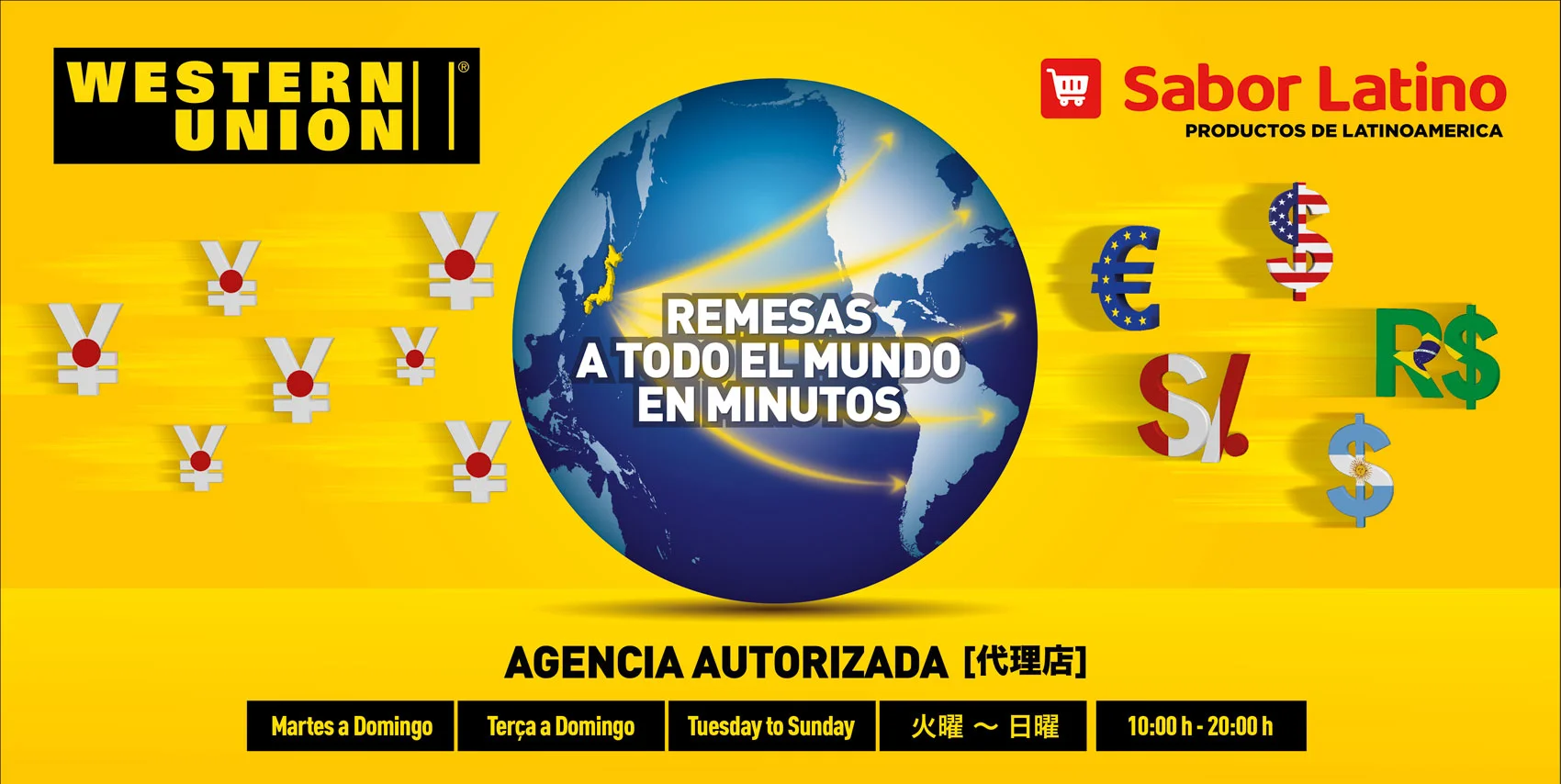 Western Union — cartel de remesas
