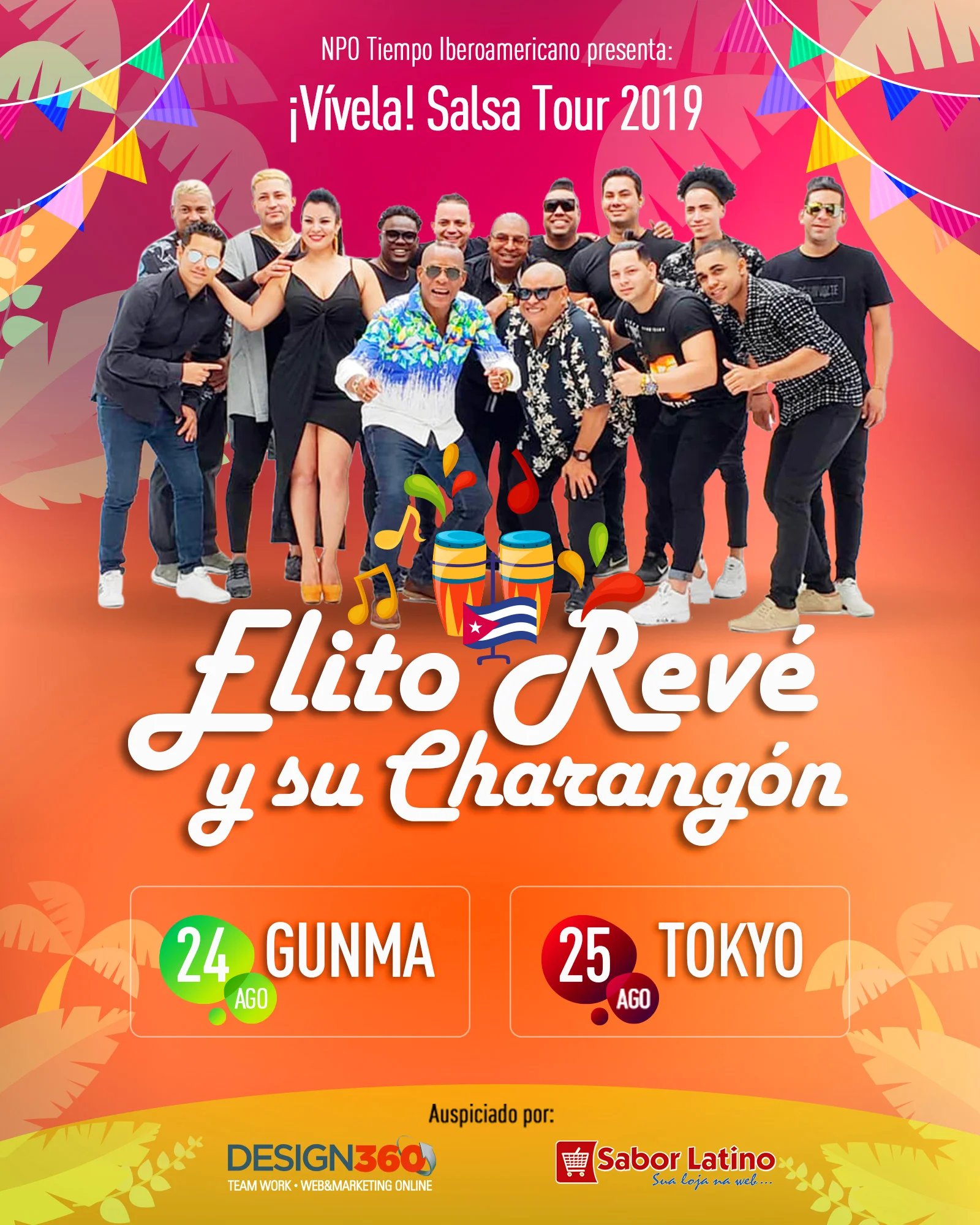 Vive Salsa — afiche cultural