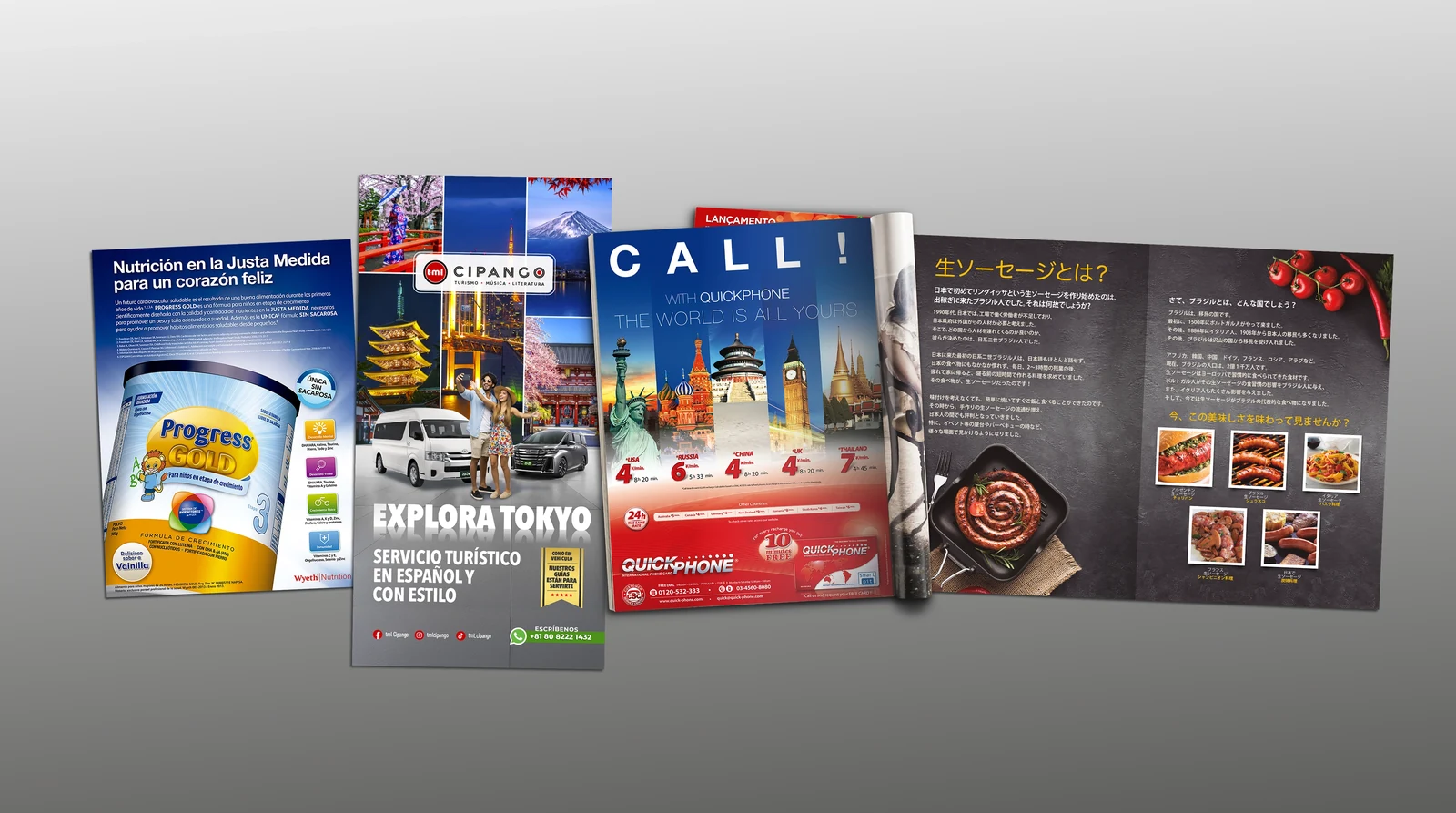 Contenido gráfico — campañas, decks y brand kits